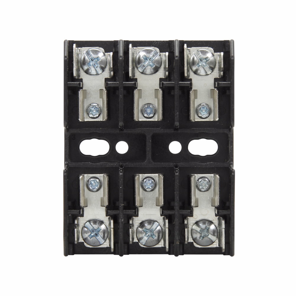 BG3013SQ BG Series Open Style Fuse Block, 600 V, 0.18 to 15 A, Class: G, 14 to 10 AWG Wire, 3 Poles