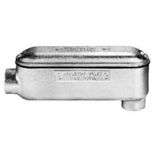 Type LB Mogul Conduit Body, 1-1/2 inch, Malleable Iron, Zinc Electroplated