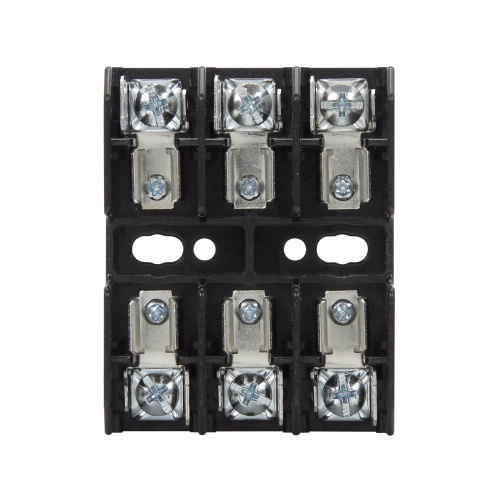 BM6033PQ BM Series Non-Indicating Midget Fuse Block, 600 VAC/VDC, 1/10 to 20 A, 14 to 10 AWG Wire, 3 Poles