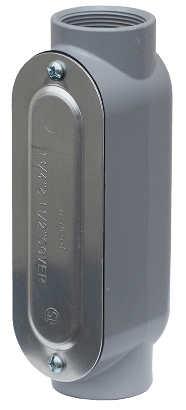 C75CG Type-C Conduit Body With Cover and Neoprene Gasket, 3/4 in Hub, Aluminum