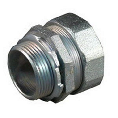 Straight Liquidtight Strain Relief Cord & Cable Connector, 2 inch, 1.531 - 1.78 inch, Steel