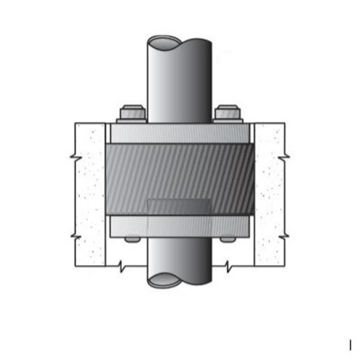 CSMI-200P Type CSMI Conduit Sealing Bushing, 3/8 in, 1/2 in, 3/4 in Conduit, Steel, PVC Coated