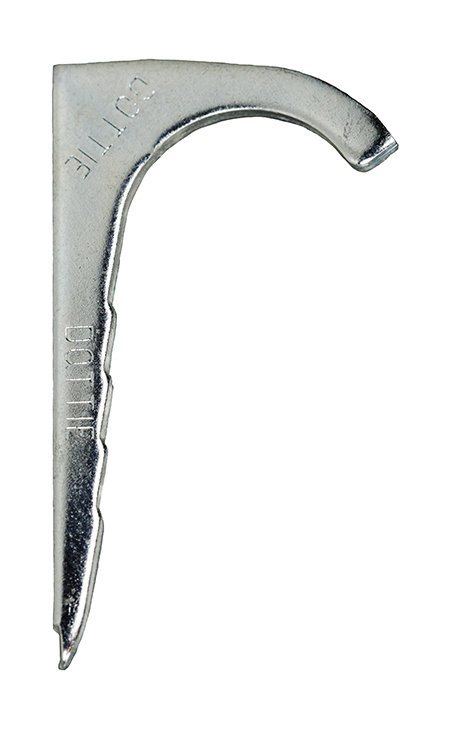 D13 J-Hook Nail Strap, 1 in, Hammer-On Mount, 12 ga Steel