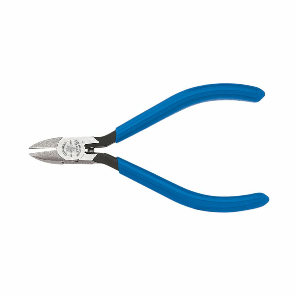 D257-4C Long Tapered Nose Midget Cutting Plier, 7/16 in Nominal, 0.5 in L x 0.438 in W x 0.5 in THK Jaw Steel Jaw Standard Jaw, 4-1/4 in OAL
