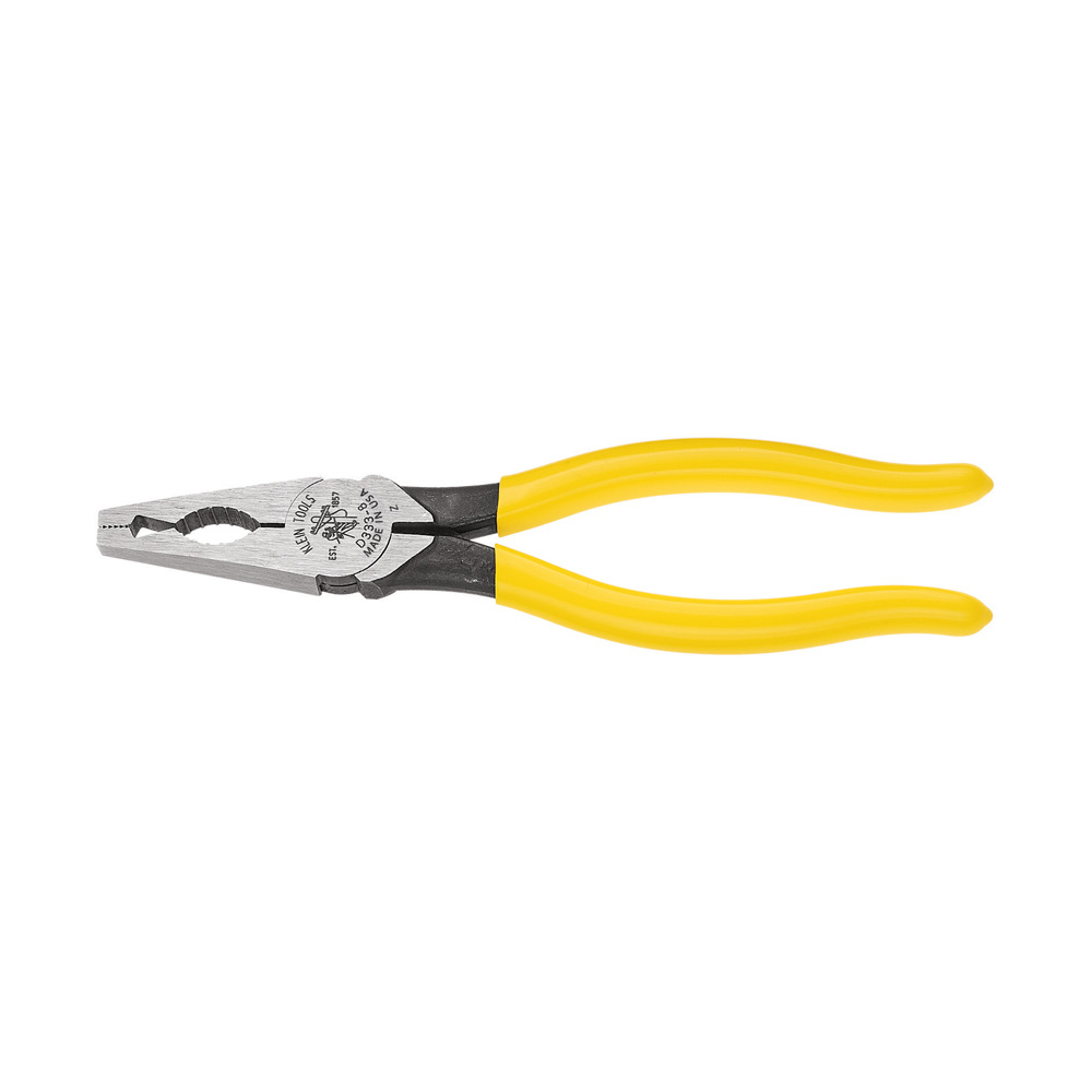 D333-8 Conduit Locknut and Reaming Plier, Knurled Tool Steel Jaw, 1-5/8 in L x 0.938 in W Jaw, 7-3/4 in OAL, 3/16 in W Tip