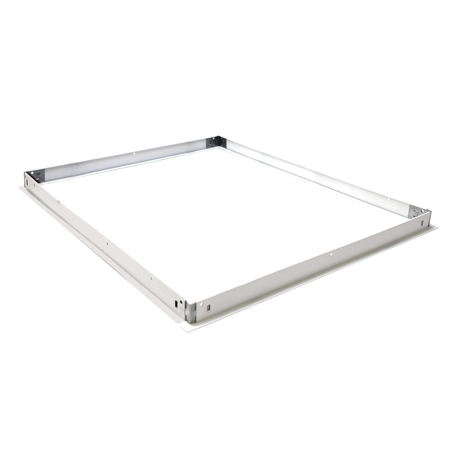 DF-22W-U Metalux DF Series Drywall Commercial Framing Kit, For Use With 24-3/16 in W x 24-1/4 in L Ceiling Opening, Aluminum, White