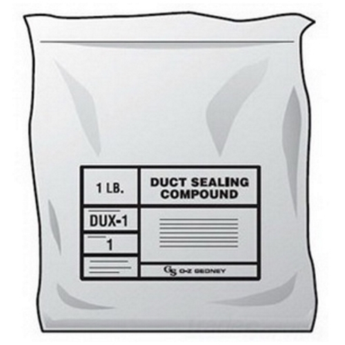 DUX-1 Duct Sealing Compound, 1 lb, Gray