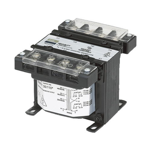 E500TH International Encapsulated Control Transformer, 240/415/480 V AC Primary, 120/240 VAC Secondary, 0.5 kVA Power Rating, 50/60 Hz, 1 Phase