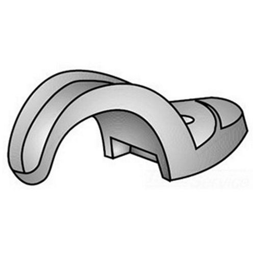 14-250G 1-Hole Type 14-G Pipe Strap, 2-1/2 in, For Use With IMC/EMT/Rigid Conduit, Malleable Iron, Hot Dip Galvanized