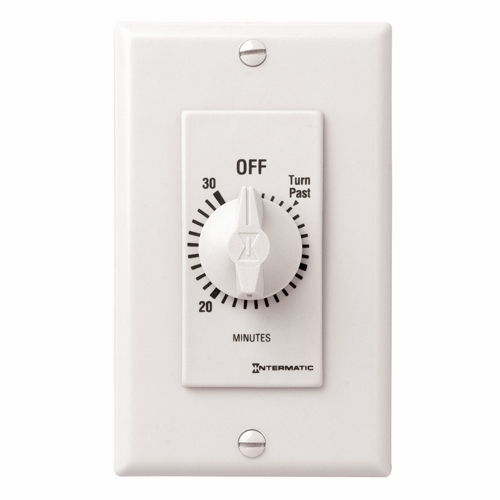 FD30MWC FD Series Auto Off Decorator Mechanical Spring Wound Timer, 30 min Setting, 125/257 V AC, 1 hp, 2 hp, 1NO 1 Form A SPST Contact, 1 Poles