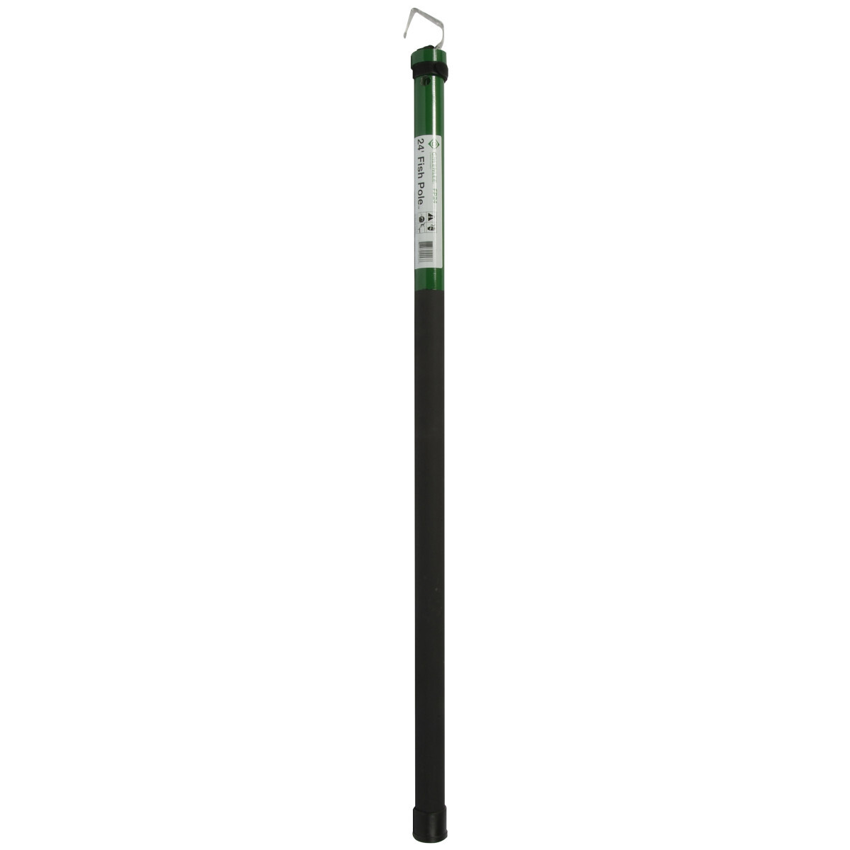 FP24 Non-Conductive Fish Pole, 2-1/4 in Dia x 50 in L, Fiberglass, Green
