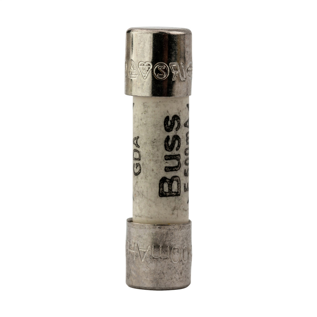GDA-1A Small Dimension Fast Acting Fuse, 1 A, 250 V AC/32 V DC, 1500 A Interrupt, Cylindrical Body
