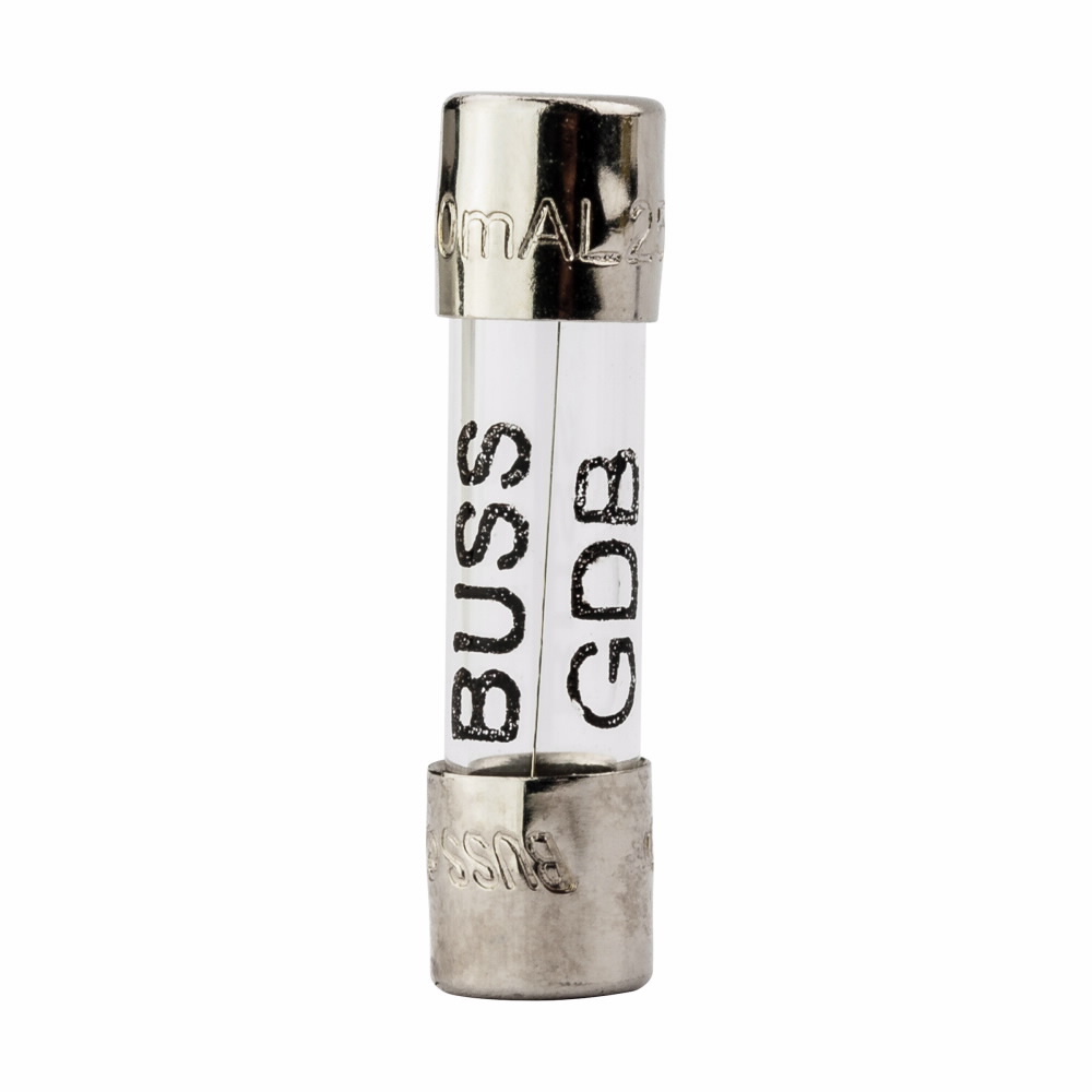 GDB-1.6A Small Dimension Fast Acting Fuse, 1.6 A, 250 V AC/32 V DC, 35 A Interrupt, Cylindrical Body