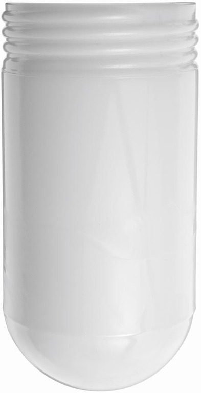 GL200W 200 Vaporproof Light Fixture Globe, Cylindrical, 200 W Lamp, For Use With Vaporproof Fixture and Lawn Light, Lime Crystal