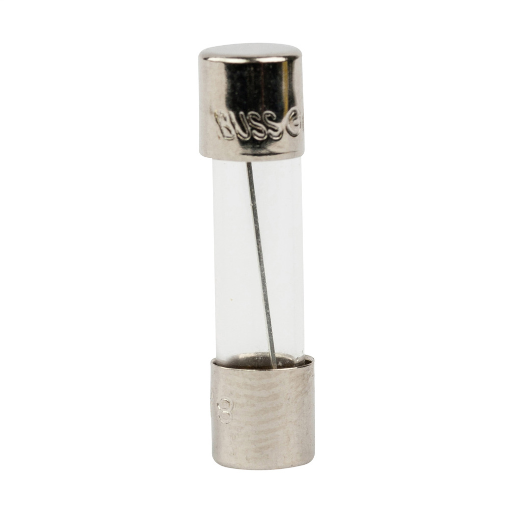 GMA-2A Electronic Low Breaking Small Dimension Fast Acting Fuse With Nickel Plated Brass End Cap, 2 A, 250 V AC, 100 A, 10 kA Interrupt, Cylindrical Body