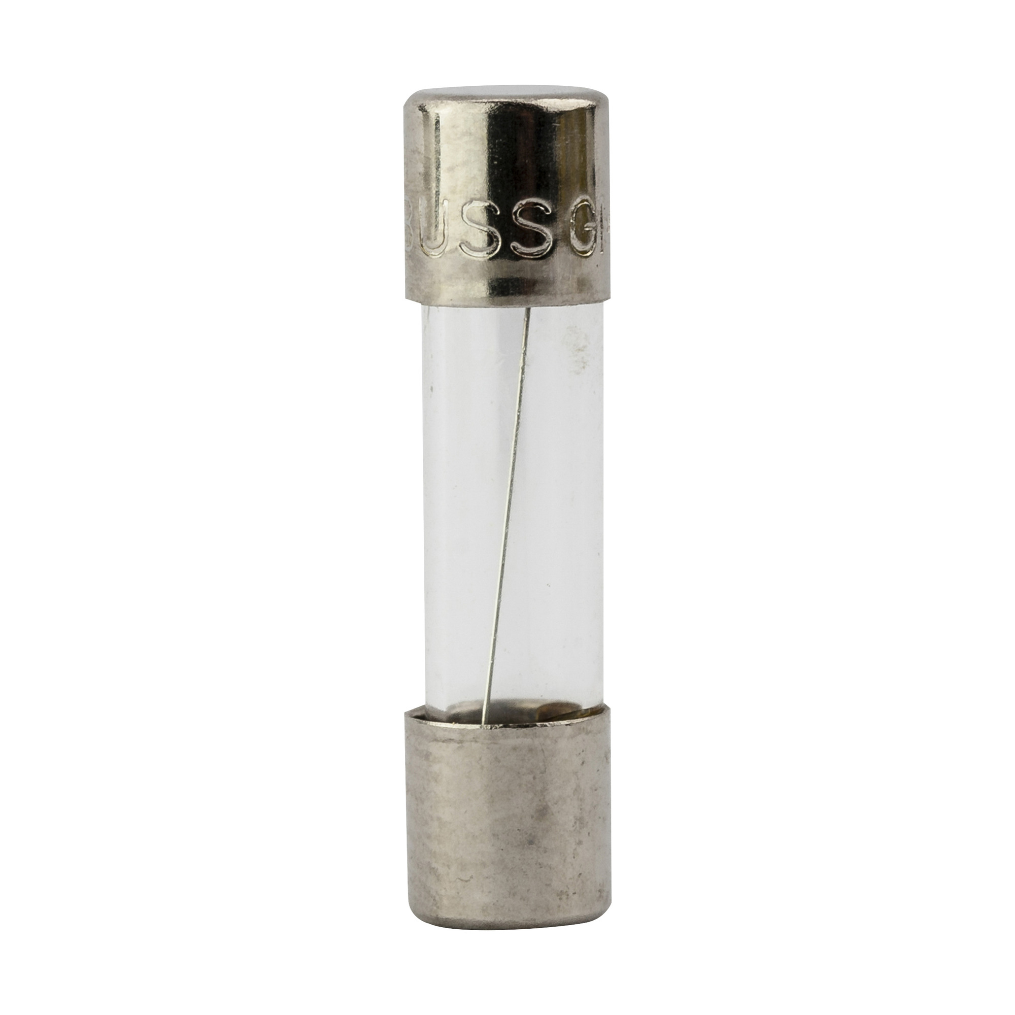 GMA-4A Electronic Low Breaking Small Dimension Fast Acting Fuse With Nickel Plated Brass End Cap, 4 A, 125 V AC, 10 kA Interrupt, Cylindrical Body