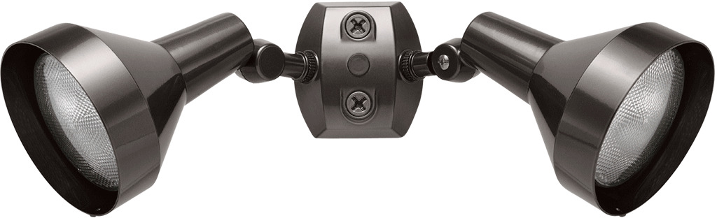 H2A HID Heavy Duty Landscape Floodlight,) PAR38 Lamp, 120 V AC, Bronze Housing
