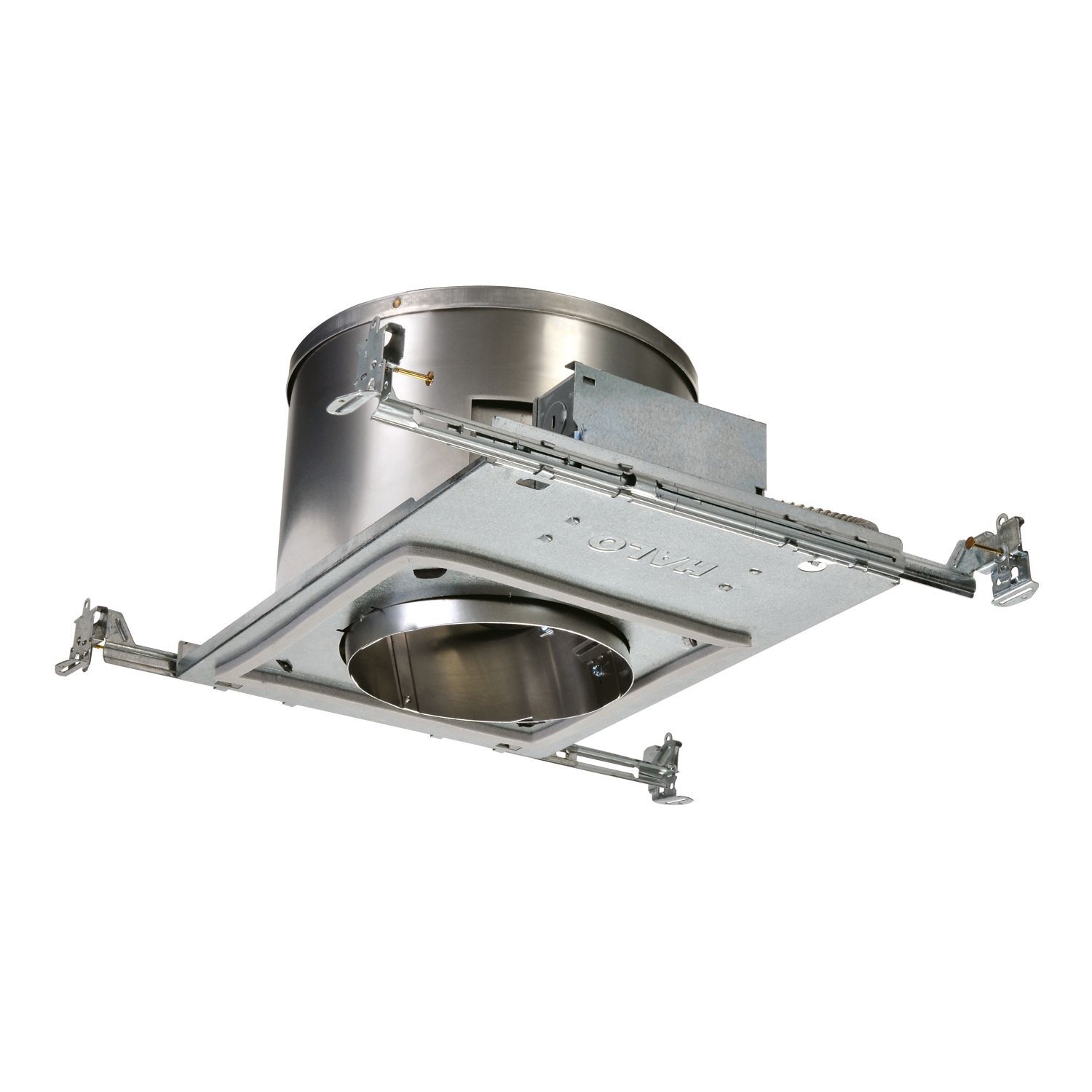 H47ICAT Halo Air-Tite H4 Series New Construction Round Recessed Sloped Housing, Incandescent Lamp, Insulated Insulation, 120 V AC, 6-3/4 in Ceiling Opening, Steel Housing