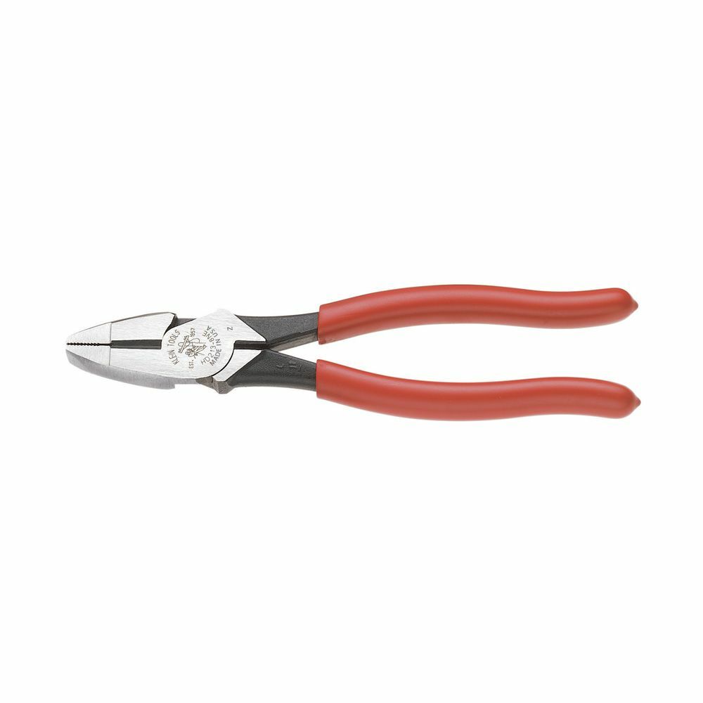 HD213-9NE Heavy Duty New England Nose Linemans Plier, 1-19/32 in L x 1-1/4 in W X 5/8 in THK Jaw, Crosshatch Knurled Jaw Surface, 9.34 in OAL