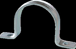 HD296 Jiffy Clip 2-Hole Heavy Duty Conduit Strap, 4 in Conduit, Steel