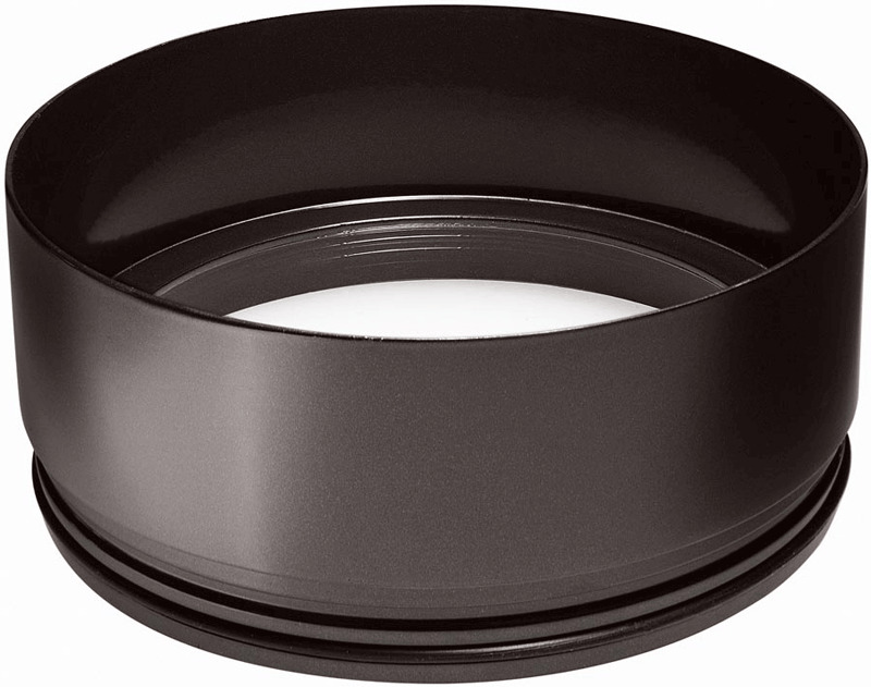 HH1A H System Hood, 5-5/8 in Dia x 2-1/4 in D, For Use With H101 and HB101 Landscape Floodlights, Die Cast Aluminum