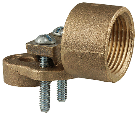 HUB100L Mechanical Hub, 1 in Trade, 10 to 3/0 AWG Conductor, Thread Connection, Bronze