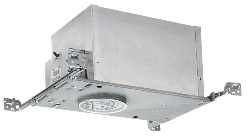 IC44N TC46 Low Voltage Universal Recessed Lighting Housing, Incandescent Lamp, IC Insulation, 120 V AC, 4-1/2 in Ceiling Opening