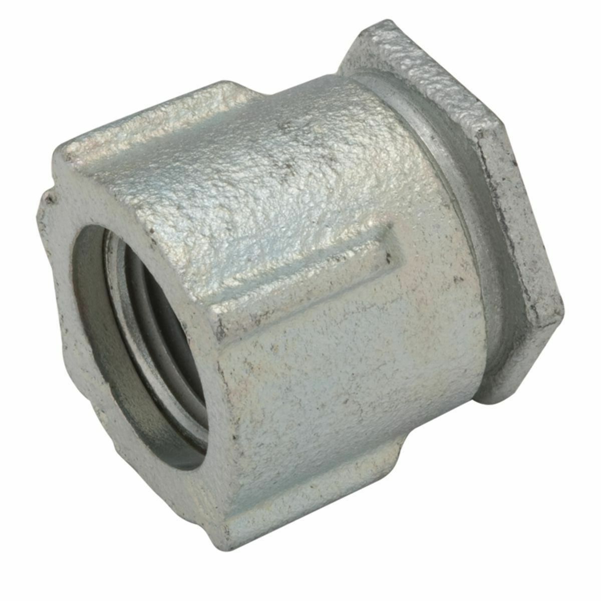 1503 3-Piece Conduit Coupling, 3/4 in, For Use With IMC/Rigid Conduit, Steel, Electro-Plated Zinc