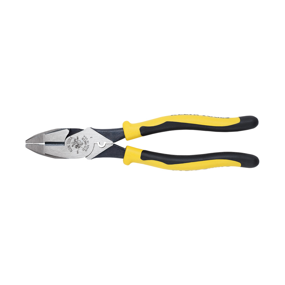 J213-9NECR Journeyman Side Cutting/Connector Crimping Plier, 1-7/16 in Nominal, 1.594 in L x 1.25in W x 0.625 in THK Jaw Steel Jaw Knurled/New England Jaw, 9.55 in OAL