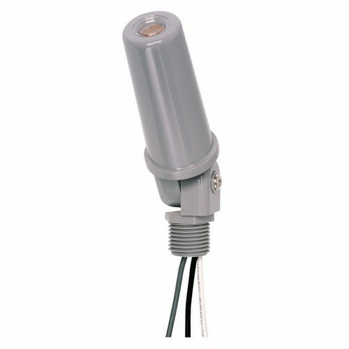 K4253 K400 Thermal Photo Cell, 208 to 277 V AC, 15 A, 3100 to 4150 W Tungsten, 1700 to 2300 VA Ballast, Surface Mount, Polycarbonate