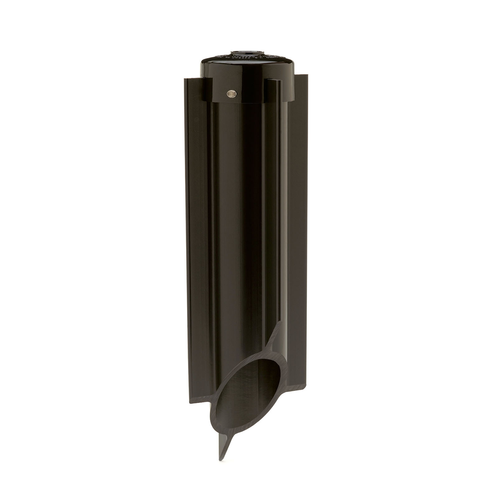 Fast, one-step connection. 2 1/4in; inside diameter accepts conduit of different sizes. Made of impact and corrosion-resistant PVC, suitable for wet locations. No unsightly junction boxes or time-taking assembly, just a trouble-free installation. Designed for line voltage (120-Volt) landscape lighting. Eliminates need for above or below ground boxes. Built-in stabilizer removes need for concrete. Accepts 1/2 NPSM thread. UL and cUL listed.