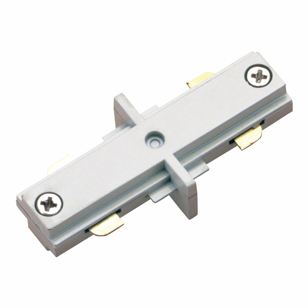 L908MB Halo Power-Trac Low Profile Mini Joiner Single Track Lighting Connector, 1 Circuits, 5.201 in L x 4.301 in W, Polycarbonate