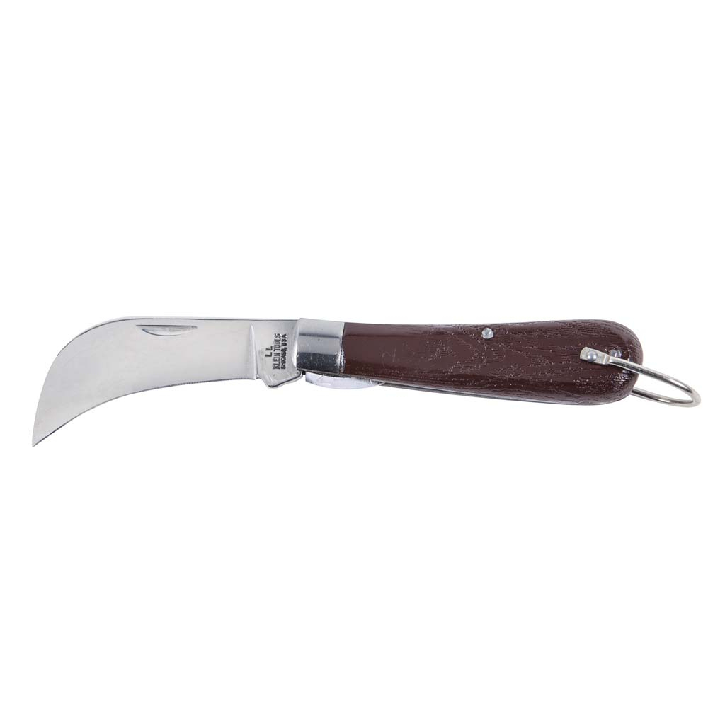 1550-4 1-Blade Extra Large Pocket Knife, Carbon Steel Hawkbill/Sheepfoot Slitting Blade, 2-5/8 in L Blade, Liner Lock Opening