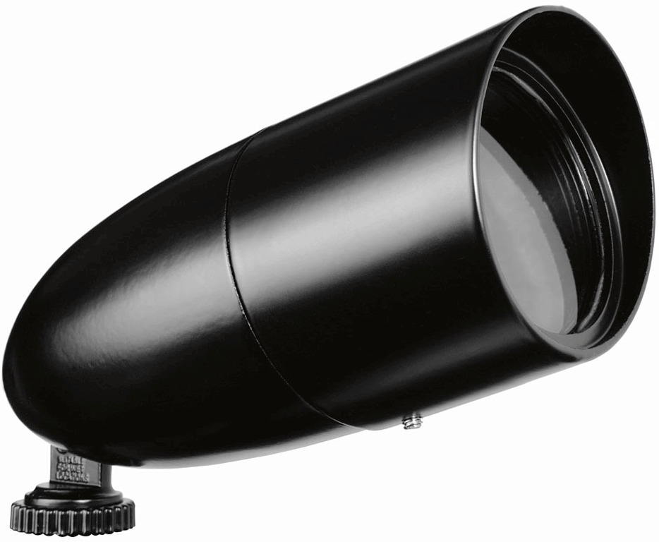 LFM16B HID Landscape Floodlight,) MR16 Lamp, 120 V AC, Black Housing