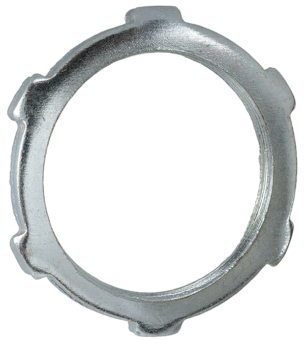 LN200 Machine Lock Nut, 2 in, Steel, Zinc Plated