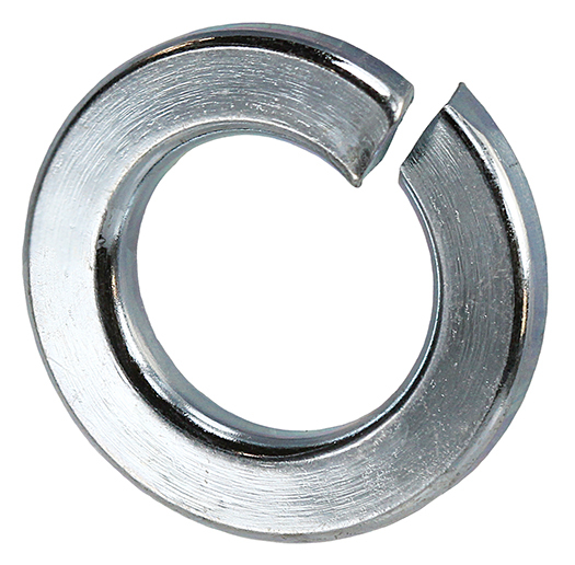 LW10 Lock Washer, Steel, Zinc Plated