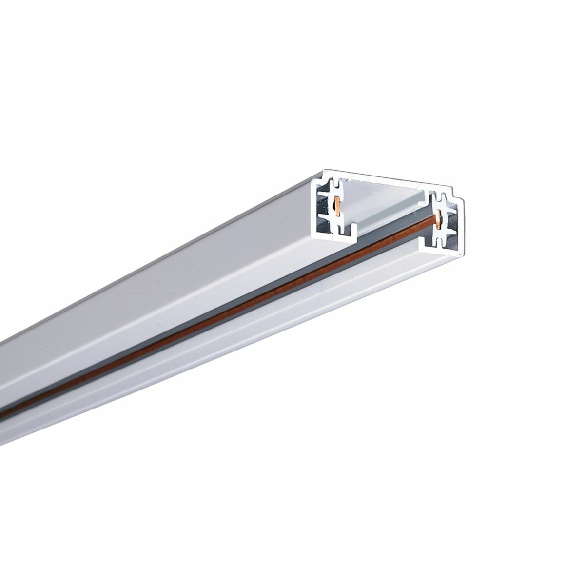 LZR104MB Halo Power-Trac 1-Circuit Lampholder, 43-1/2 in L x 1-1/2 in W x 0.7 in D, Aluminum