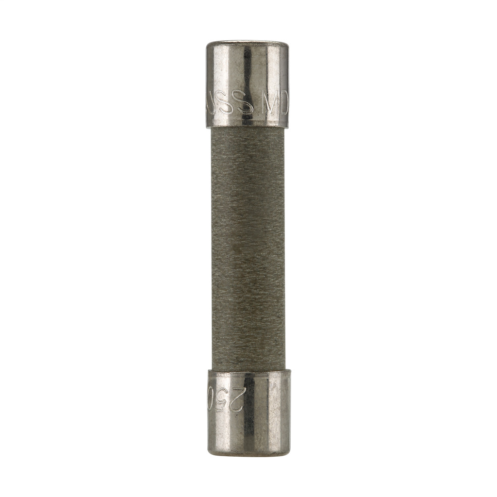 MDA-3 Electronic Small Dimension Time Delay Fuse With Nickel Plated Brass End Cap, 3 A, 250 V AC, 200 A/10 kA Interrupt, Cylindrical Body