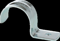Jiffy Clip, Medium Duty, One Hole strap, Fits 1-1/4" EMT Conduit, Zinc Plated