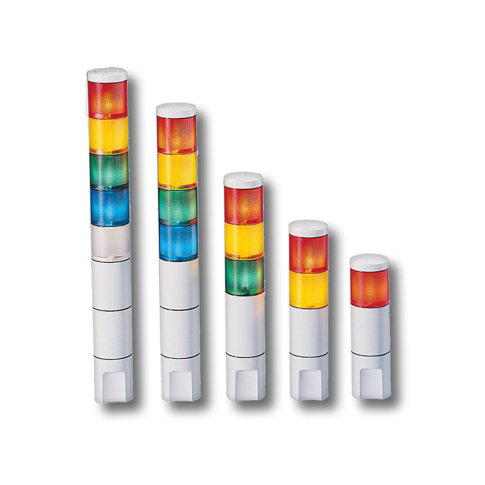 MSL2-120AR MicroStat MSL Status Indicator Stack Light, 120 V AC, 2 Lights, Amber/Red, 7000 hr