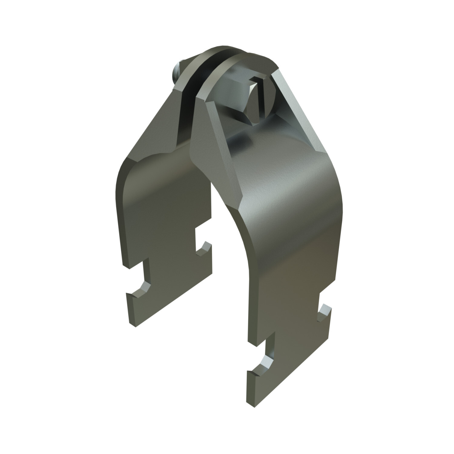 P1215-EG 2-Piece Universal Pipe Clamp, 1-1/2 in Conduit, 600 lb Load, 1.74 in OD, Steel