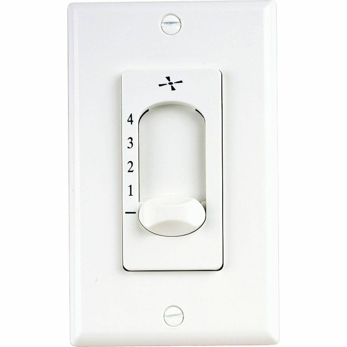 P2613-30 AirPro Commodity/Utilitarian Transitional Ceiling Fan/Light Remote Control Switch, 4-Speed Operational Mode, Metal/Plastic, White