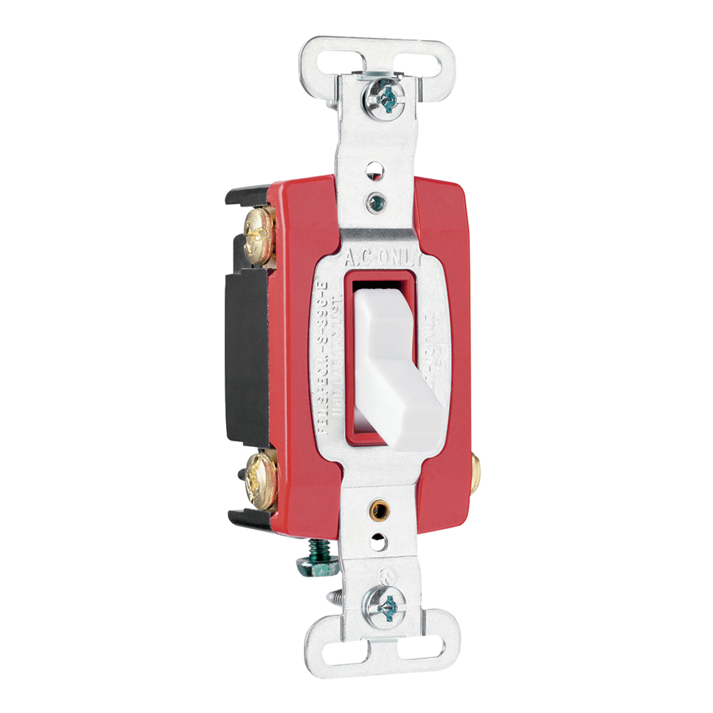 PS20AC4W Industrial Extra Heavy Duty Switch, White