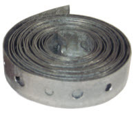 PT26 Plumbers Tape, 10 ft L x 3/4 in W x 26 ga THK, Galvanized