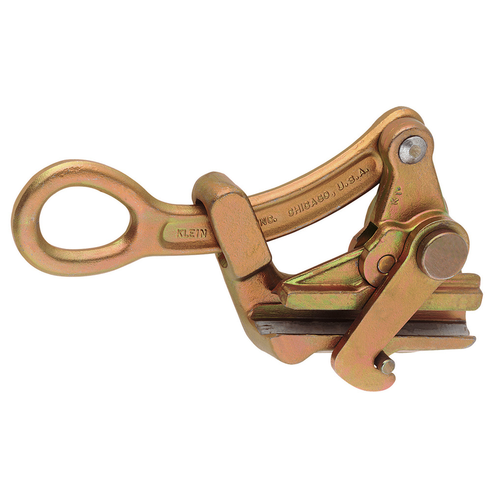 1672-10 1-Jaw Parallel Jaw Grip, 0.37 to 0.75 in Dia Cable, 10000 lb Load, Steel