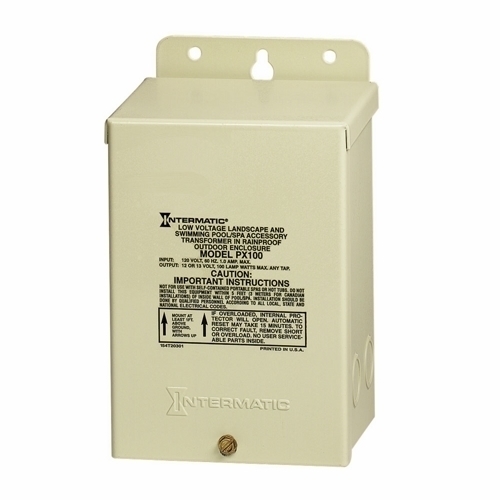 PX100 Safety Transformer, 120 V AC Input, 12/13 VAC Output, 100 W, 1 A, NEMA 3R Enclosure