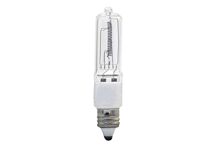 Q250CL/MC 130 Screw-In Miniature Lamp, 250 W, E11 Lamp Base, T4 Shape, 130 VAC