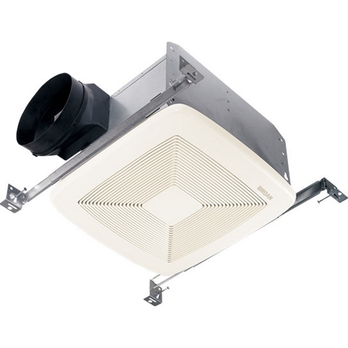 QTXE150 Ultra Silent Ventilation Fan, 150 cfm, 6 in Dia Duct, 51.3 W, 120 V AC, 0.5 A, 1.4 sones, Domestic