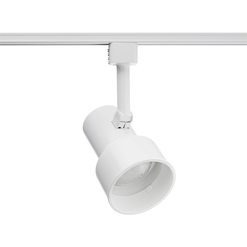 R511 WHB WH Line Voltage Track Head With Baffle, Incandescent Lamp, 120 V AC, Step Cylinder Head