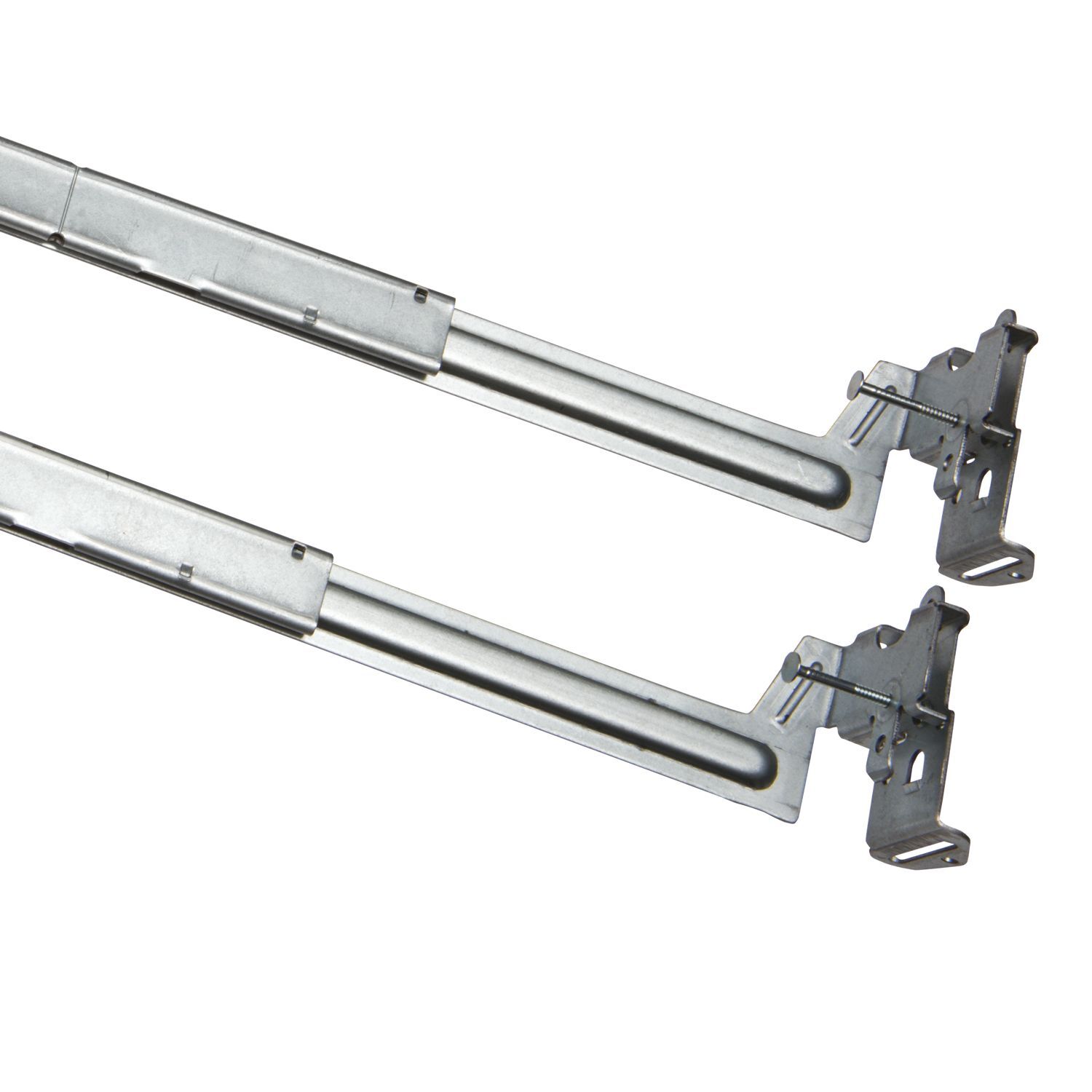 RMB22 Ceiling Mounted Pair Wood Joist Hanger Bar Kit, 15 in L x 1-1/4 in W x 2-1/2 in H, For Use With LD4A18/4LW111 1800 Lumens LED 4 in Wide Beam Downlight and 6 in Narrow, Medium or Wide Beam Downlight, Metal